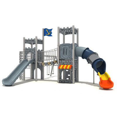 Commercial Kids Playground Slides Park Outdoor Entertainment Equipment