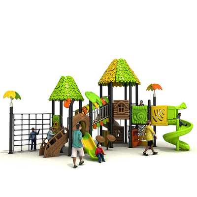 Preschool Plastic Slide Outdoor Playground Equipment For Children Play Set