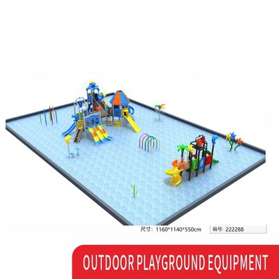 Piscina Parque Jardim Água Metal Outdoor Crianças Parque de Jogos Slide Comercial Custom
