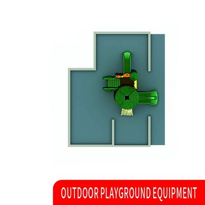 Jogos ao ar livre coloridos e personalizados Equipamento de playground para crianças com escorrega